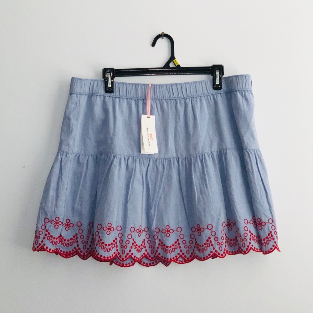 NWT Vineyard Vines Embroidered Skirt